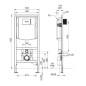 Villeroy & Boch ViConnect - Installation en applique pour WC suspendu Villeroy & Boch ViConnect - Installation en applique pour WC suspendu