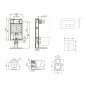 Ideal Standard ProSys - Ensemble pour WC suspendu, cuvette et abattant Connect Air