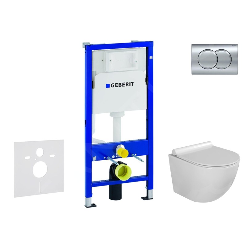 Geberit Duofix - Set de bâti-support, cuvette Gaia et abattant softclose