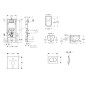 Geberit Duofix - Set de bâti-support, cuvette Oudee et abattant softclose