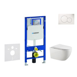 Geberit Duofix - Set bâti-support, cuvette Gaia et abattant softclose,