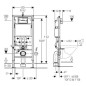 Geberit Duofix - Bâti-support pour WC suspendu