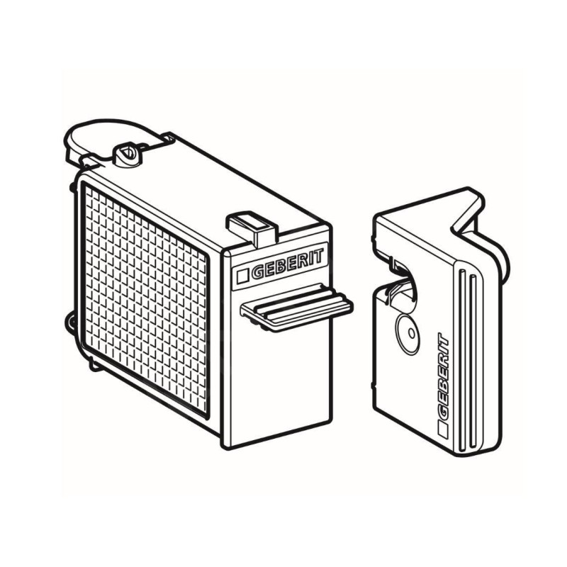 Geberit Accessoires - Tiroir avec filtre pour unité d’aspiration des odeurs DuoFresh Geberit Accessoires - Tiroir avec filtre pour unité d’aspiration des odeurs DuoFresh