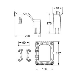 Grohe Accessoires - Bloc désodorisant Fresh