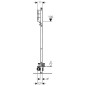 Geberit Duofix - Bâti-support pour douche