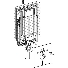 Geberit Kombifix - Bâti-support pour WC suspendu