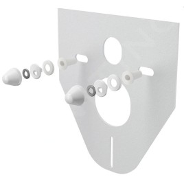 Alcadrain Inbouwreservoirs - Plaque d'isolation pour toilettes et bidets suspendus avec accessoires