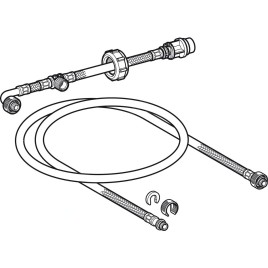 Geberit AquaClean - Kit de raccordement d'eau pour réservoirs à encaster 12/15 cm