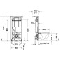 Duravit DuraSystem - Bâti-support Standard pour WC suspendu