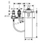Axor sBox - Corps d'encastrements pour montage sur bord de baignoire 15487180