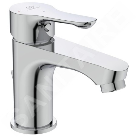 Ideal Standard Alpha - Mitigeur de lavabo avec garniture de vidage BlueStart, chrome BC646AA