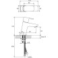 Ravak 10° Free - Mitigeur de lavabo TD F 012.00, chrome X070127
