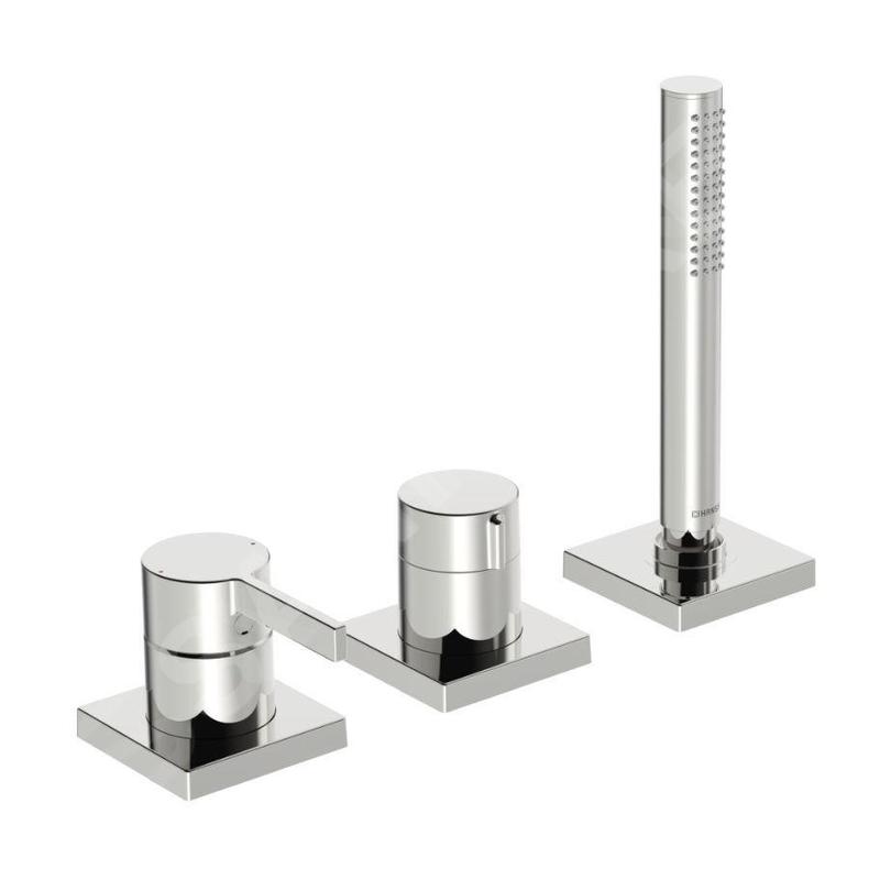 Hansa Loft - Mitigeur pour montage sur bord de baignoire, installation 3 trous, chrome 57799483 Hansa Loft - Mitigeur pour montage sur bord de baignoire, installation 3 trous, chrome 57799483