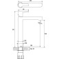Ravak Puri - Mitigeur de lavabo, chrome X070114