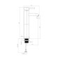 Jika Mio Style - Mitigeur pour vasque, chrome H3112F80041201