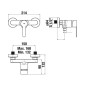 Jika Lyra Smart - Mitigeur de douche, chrome H3311Z70044001