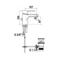 Jika Lyra Smart - Mitigeur de lavabo avec vidage, chrome H3111Z10041111