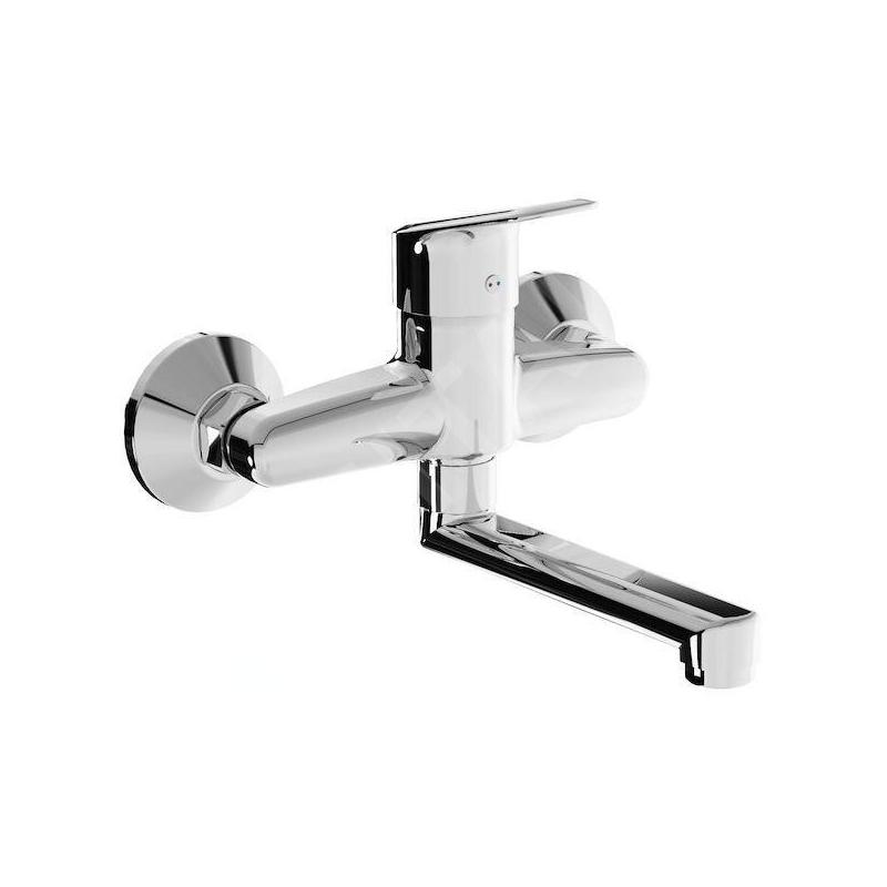 Jika Talas Trendy - Mitigeur de lavabo avec bec pivotant, chrome H3112E70042201