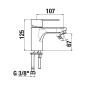 Jika Lyra Smart - Mitigeur de lavabo, chrome H3111Z10041101