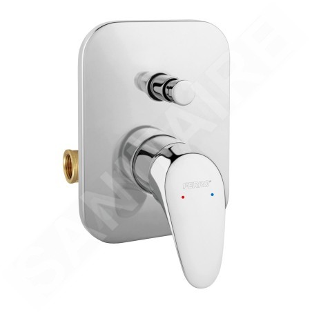 Novaservis Ferro One - Robinetterie de baignoire encastrée, chrome BFO7P