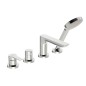 Hansa Ligna - Mitigeur pour montage sur bord de baignoire, installation 4 trous, chrome 06442473 Hansa Ligna - Mitigeur pour montage sur bord de baignoire, installation 4 trous, chrome 06442473