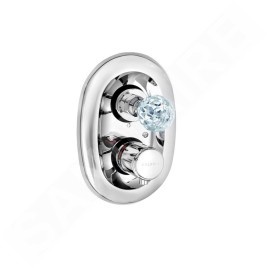 Kludi Adlon - Mitigeur de douche thermostatique encastré, chrome 5172005G5