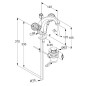 Kludi Adlon - Mitigeur de lavabo avec vidage, doré 5101045G4