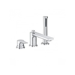 Kludi Zenta SL - Mitigeur pour montage sur bord de baignoire, installation 3 trous, chrome 484480565
