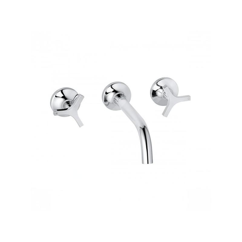 Kludi Nova Fonte - Mitigeur de lavabo encastré, 3 trous, chrome 201440539