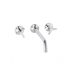 Kludi Nova Fonte - Mitigeur de lavabo encastré, 3 trous, chrome 201460539