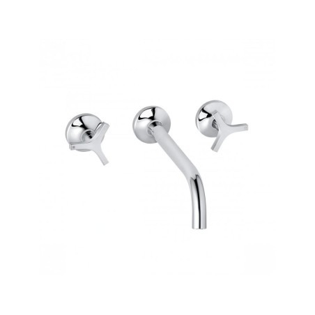 Kludi Nova Fonte - Mitigeur de lavabo encastré, 3 trous, chrome 201460539