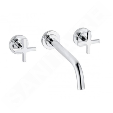 Kludi Nova Fonte - Mitigeur de lavabo encastré, 3 trous, chrome 201460520