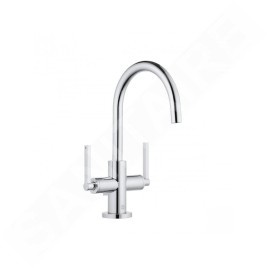Kludi Nova Fonte - Robinet de lavabo avec vidage et bec orientable, chrome 201180515