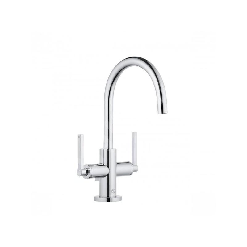 Kludi Nova Fonte - Robinet de lavabo avec vidage et bec orientable, chrome 201180515