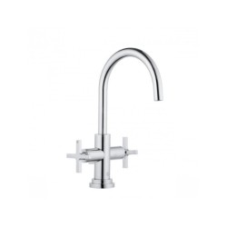 Kludi Nova Fonte - Robinet de lavabo avec vidage et bec orientable, chrome 201180520