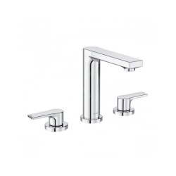 Kludi Zenta SL - Mitigeur de lavabo avec vidage, installation 3 trous, chrome 483930565