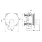 Ideal Standard Cerafine O - Robinetterie de douche encastrée, chrome A7349AA