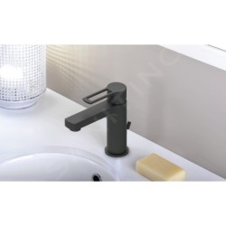 Paffoni Ringo - Mitigeur de lavabo avec vidage 1 1/4, noir mat RIN075NO
