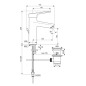 Ideal Standard Ceraplus II - Mitigeur de lavabo Grande avec vidage, chrome BC099AA