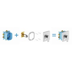 Ravak Flat - Mitigeur FL 066.00CR encastré, chrome X070124