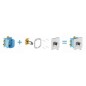 Ravak Flat - Mitigeur FL 066.00CR encastré, chrome X070124