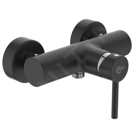 Ideal Standard CeraLine - Robinetterie de douche murale, noir mat BC200U4