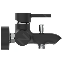 Ideal Standard CeraLine - Robinetterie de baignoire murale, noir mat BC199U4
