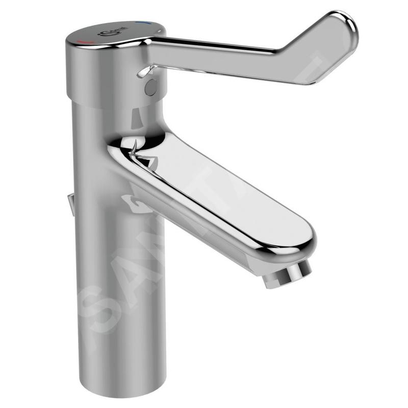 Ideal Standard Ceraplus II - Mitigeur de lavabo Grande avec levier médical, avec vidage, chrome BC105AA