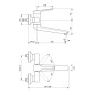 Ideal Standard Ceraplus II - Robinetterie murale de lavabo, chrome BC116AA