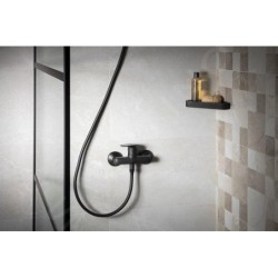 Aqualine Lotta - Mitigeur de douche, noir mat LT611B