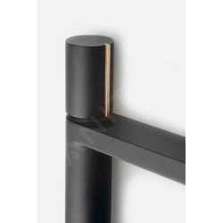 Sapho Soliter - Robinetterie Kaisa pour lavabo, noir/or rose ZT091
