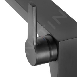 Keuco Edition 11 - Mitigeur de lavabo, chrome noir 51102130103