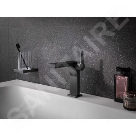Keuco Edition 11 - Mitigeur de lavabo avec bonde, chrome noir 51102130000
