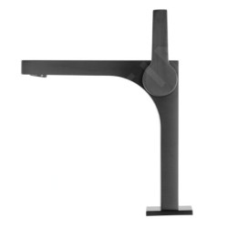 Keuco Edition 11 - Mitigeur de lavabo, chrome noir 51102130100